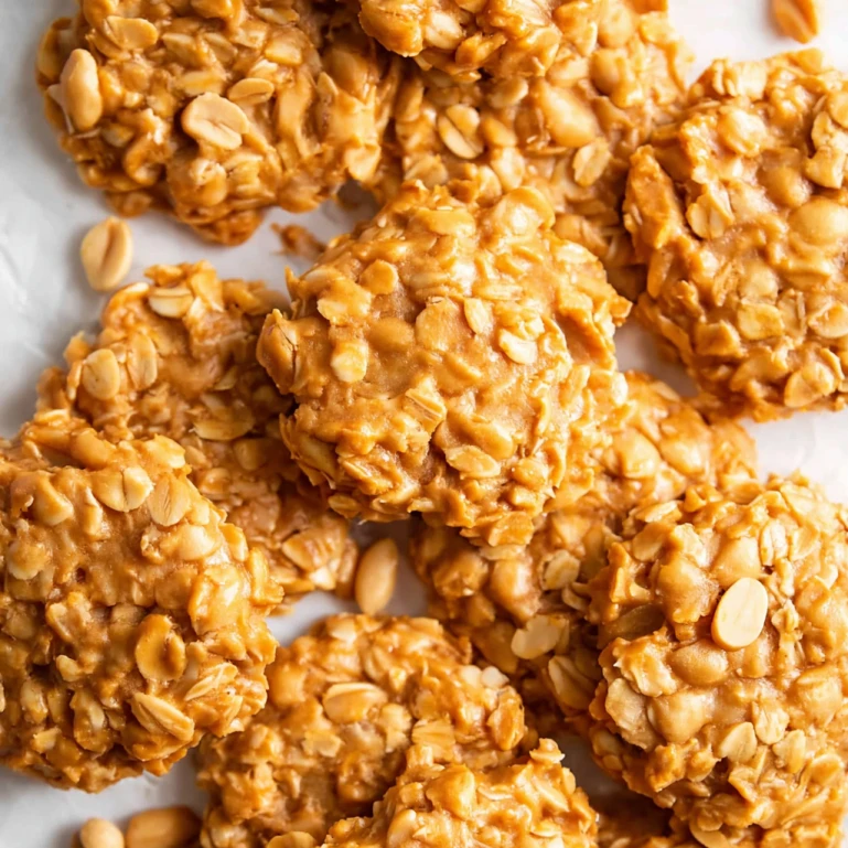 No Bake Peanut Butter Cookies