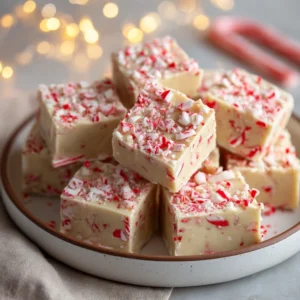 Candy Cane Fudge