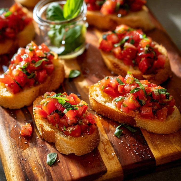 Garlic Tomato Bruschetta