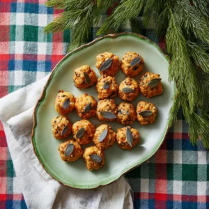 Sharp Cheddar Sausage Balls
