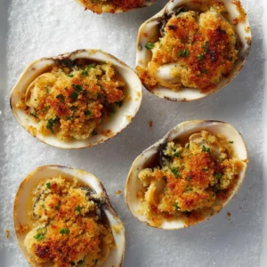 Crumb-Topped Clams