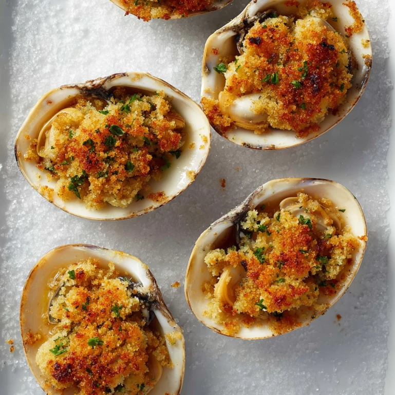Crumb-Topped Clams