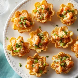 Shrimp in Phyllo Cups