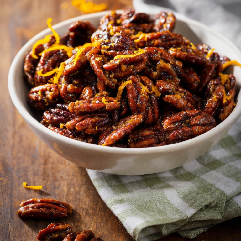 Orange-Glazed Pecans