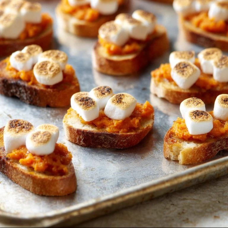 Sweet Potato Crostini