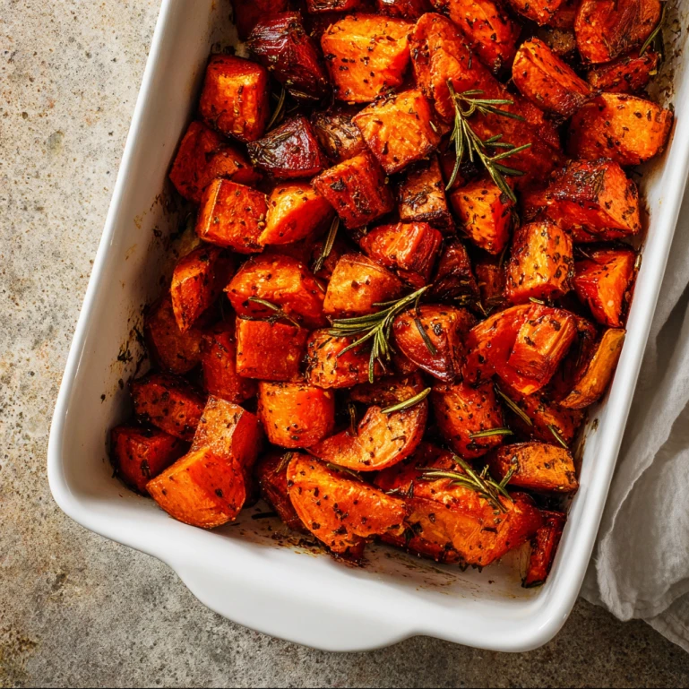 Roasted Sweet Potatoes & Carrots