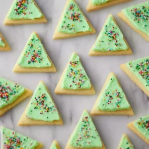 Christmas Tree Sugar Cookie Bars