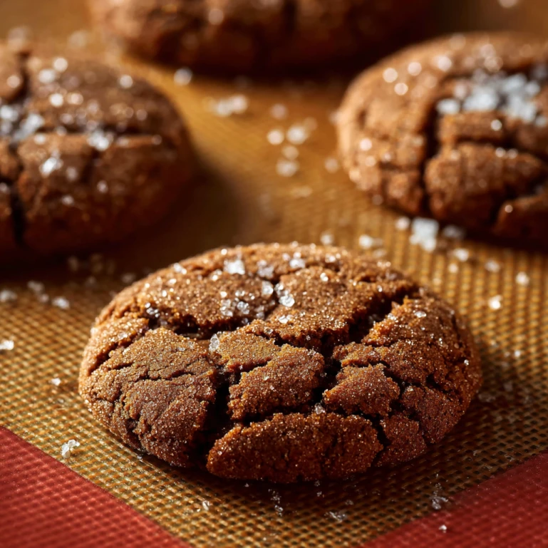 Molasses Crinkle Cookies