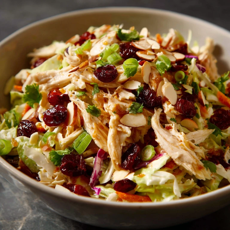 Asian Chicken Cranberry Salad: End Sad Lunch in 15 Min