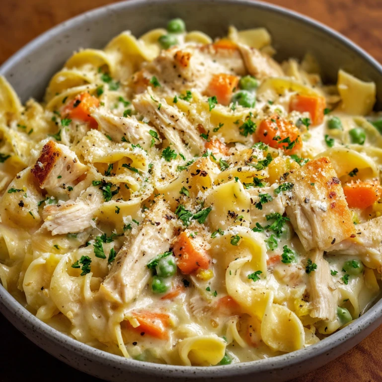 Creamy Chicken Pot Pie Pasta