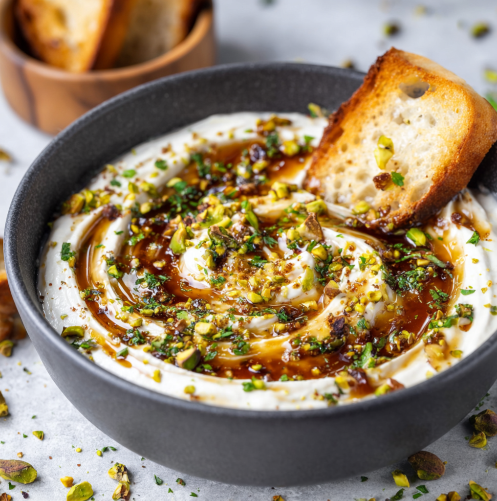 Whipped Feta with Honey Dip