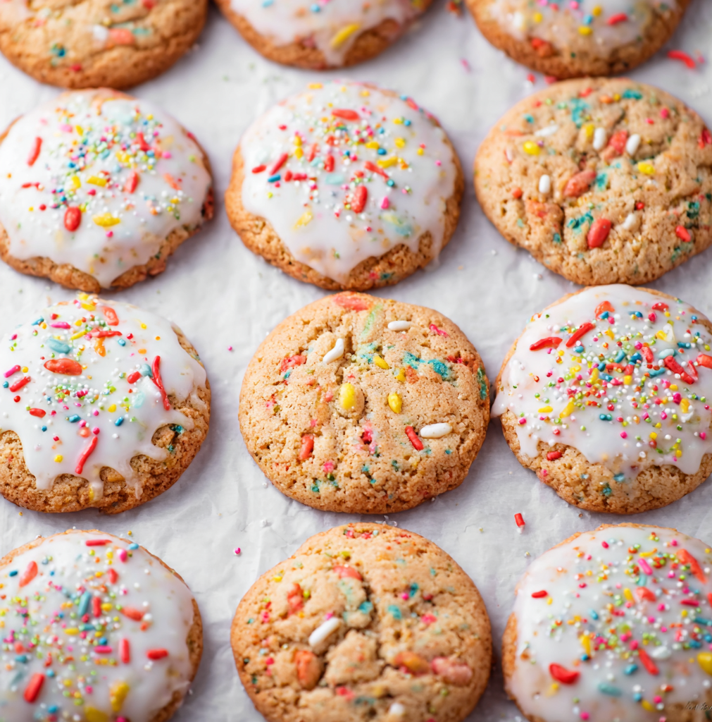 Strawberry Pop Tart Cookies