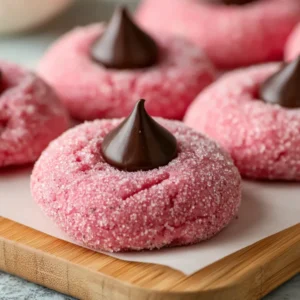 Strawberry Kiss Cookies
