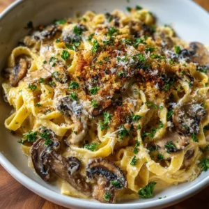 Caramelized Leek and Mushroom Gruyere Pasta
