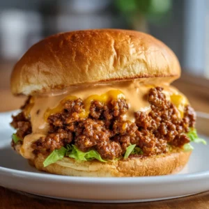 Easy Big Mac Sloppy Joes Recipe with Special Sauce