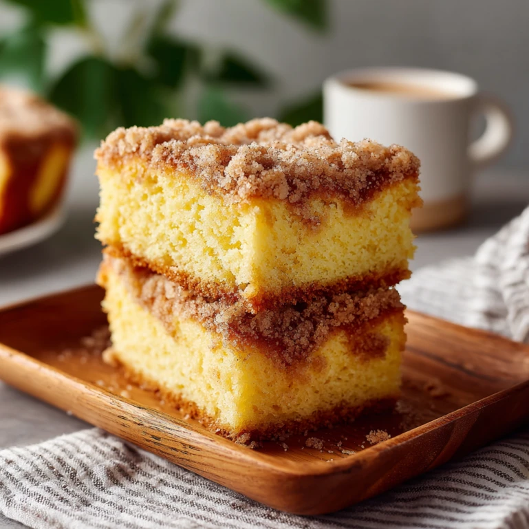 Vanilla Eggnog Bread with Crumb Topping