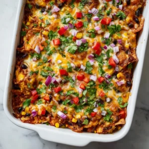 Chicken Burrito Casserole