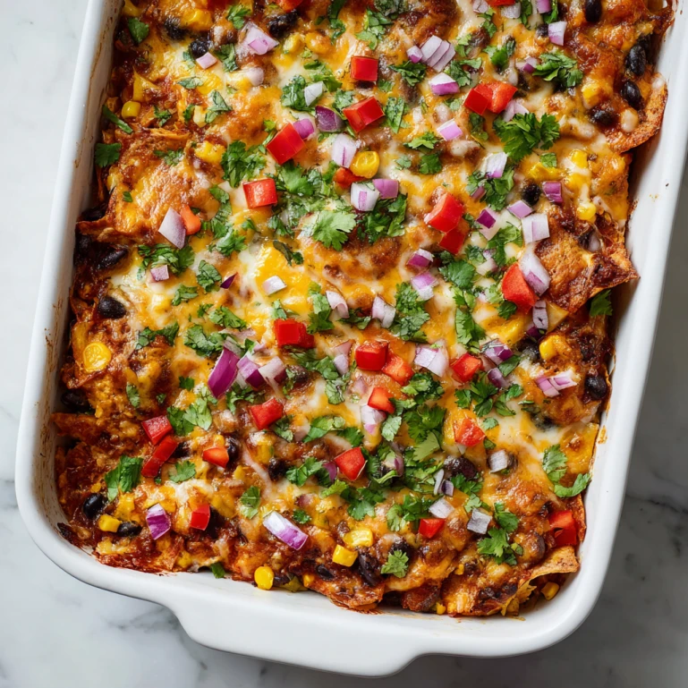 Chicken Burrito Casserole
