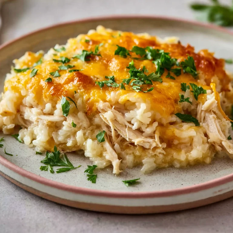 Healthy Chicken Cauliflower Rice Casserole