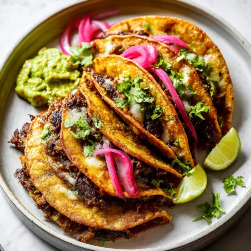 Crispy Sheet Pan Black Bean Tacos (Vegetarian)