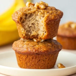 Banana Cottage Cheese Muffins