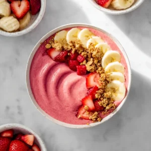 Strawberry Banana Smoothie Bowl