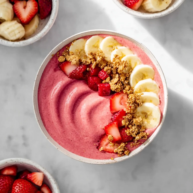 Strawberry Banana Smoothie Bowl