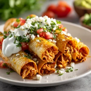 Cream Cheese Chicken Taquitos