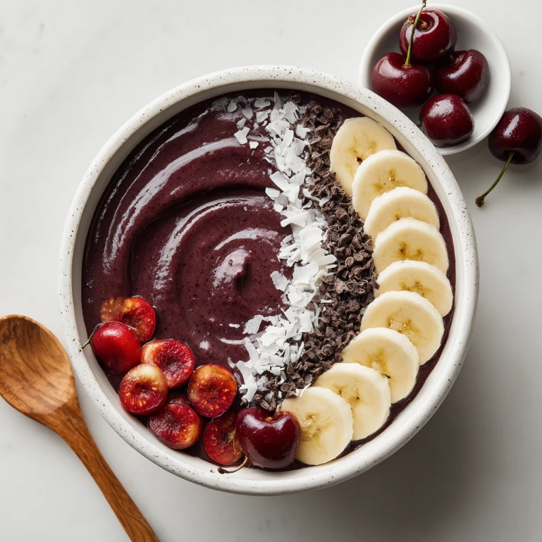 Chocolate Cherry Smoothie Bowl