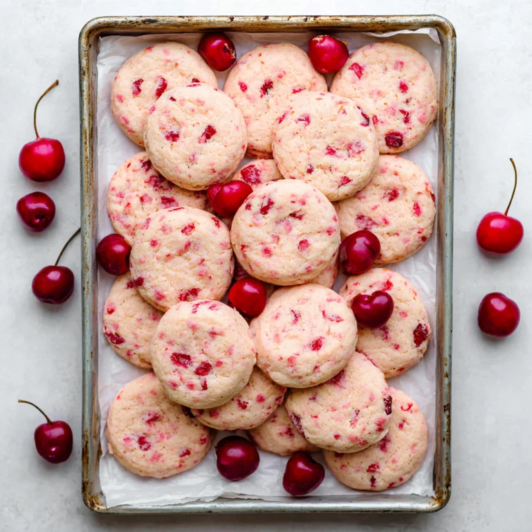 Cherry Icebox Cookies