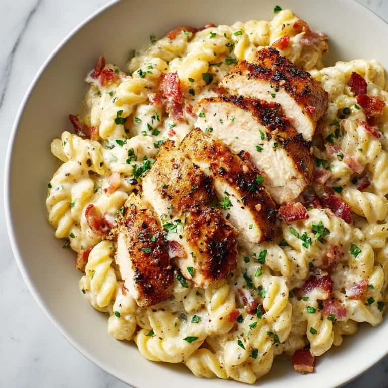 Chicken Bacon Ranch Pasta