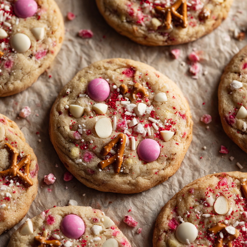 Valentine’s Kitchen Sink Cookies