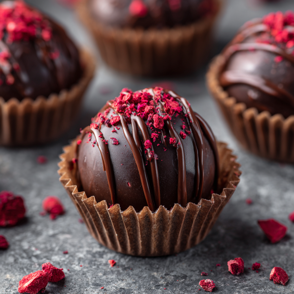 Raspberry Truffles