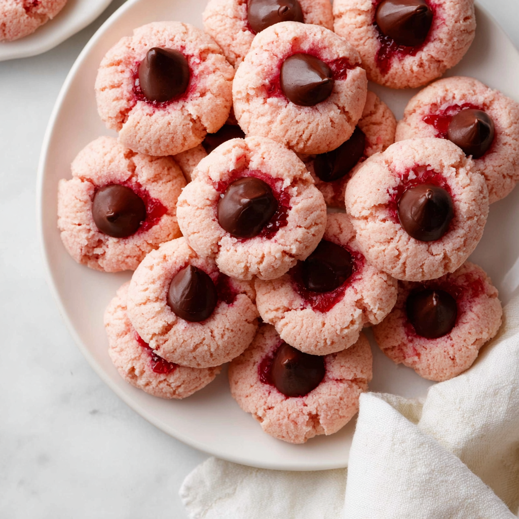 Cherry Kiss Cookies