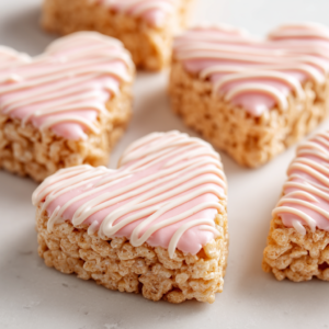 Rice Krispie Valentine Hearts