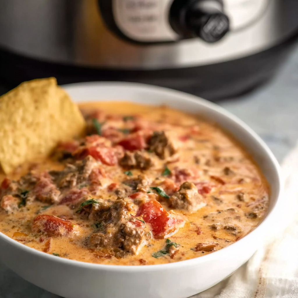 The Best Slow Cooker Queso Dip