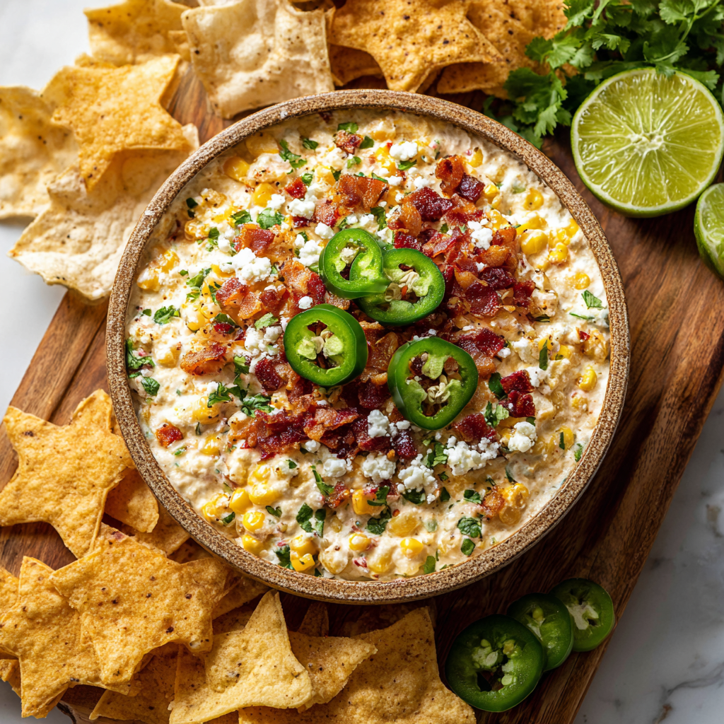 Crockpot Jalapeno Corn Dip