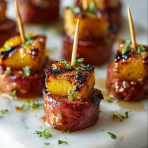 Glazed Kielbasa Pineapple Bites Recipe