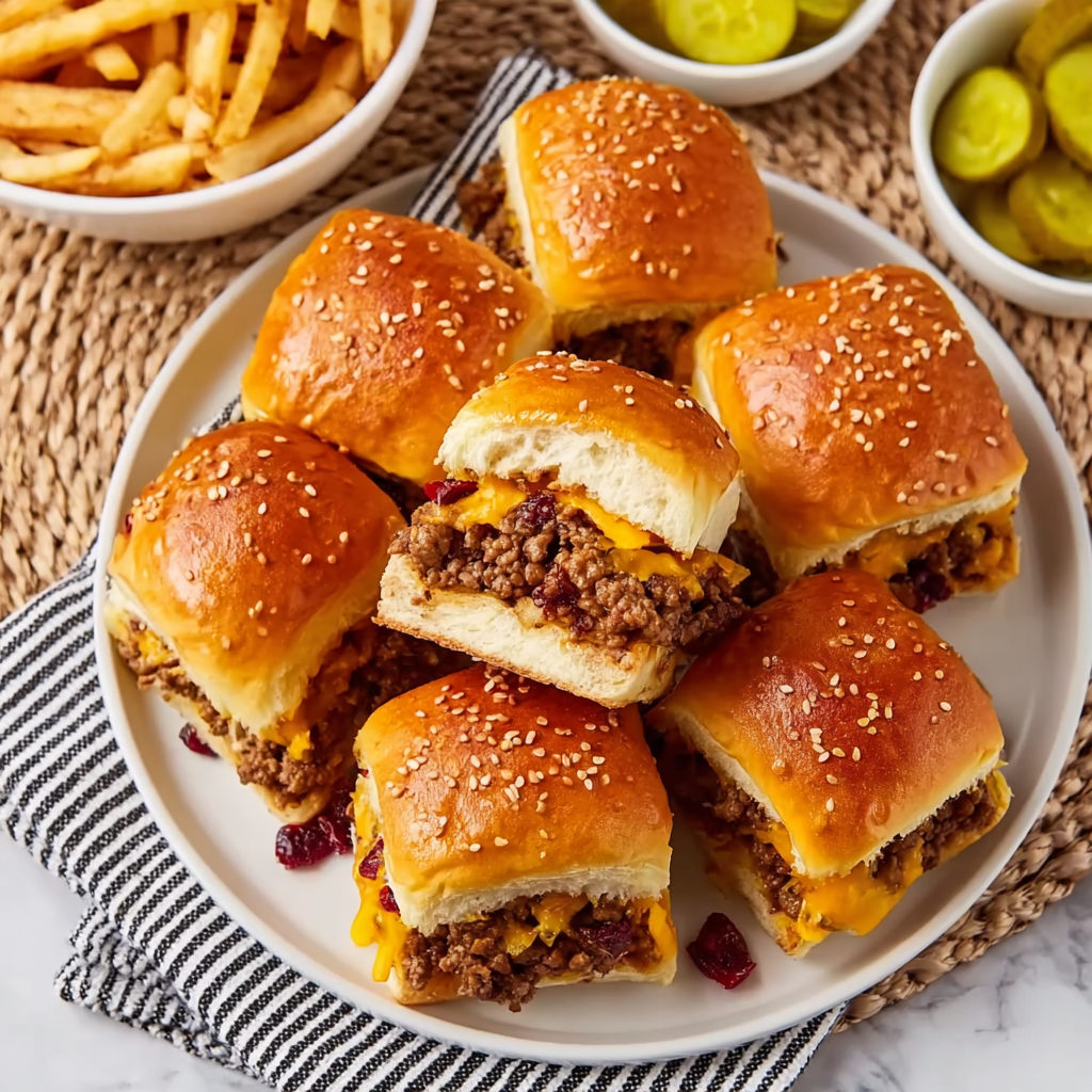 Bacon Cheeseburger Sliders