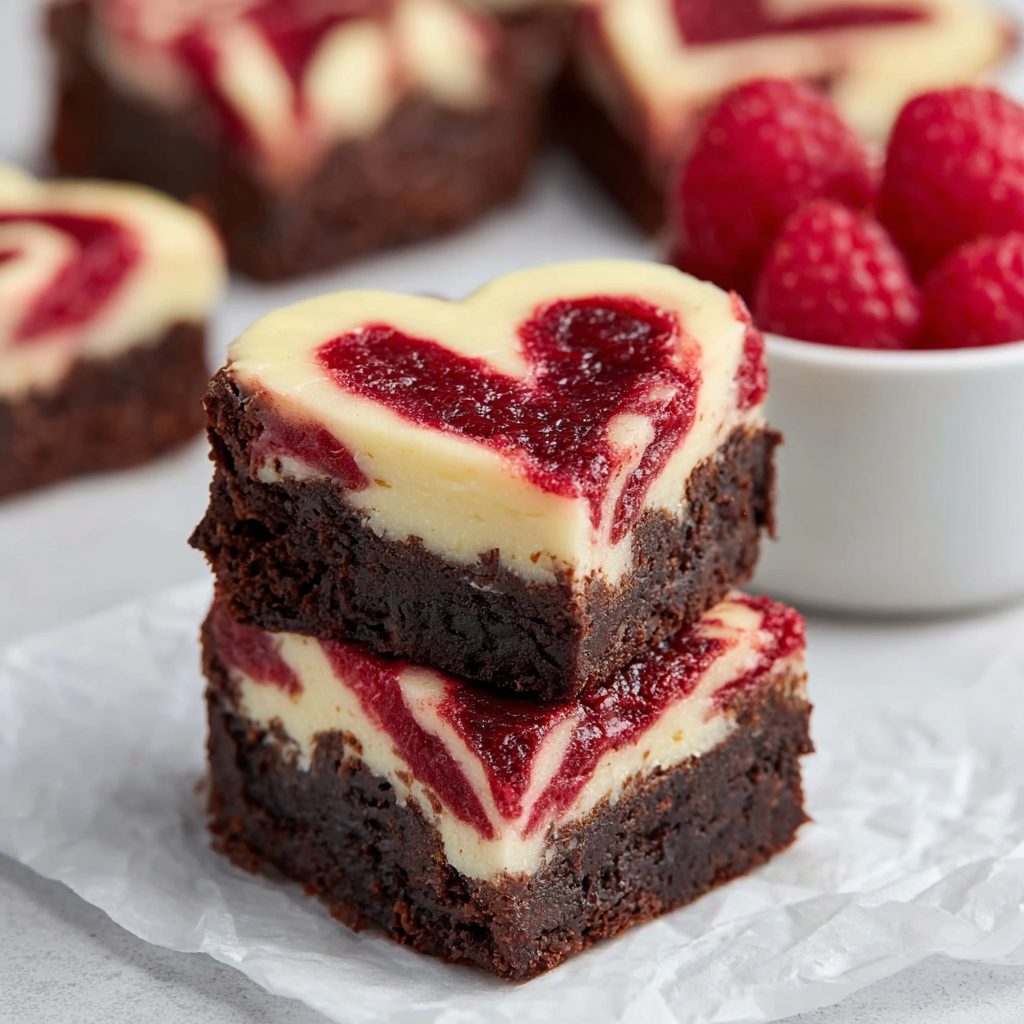 Heart Shaped Brownies