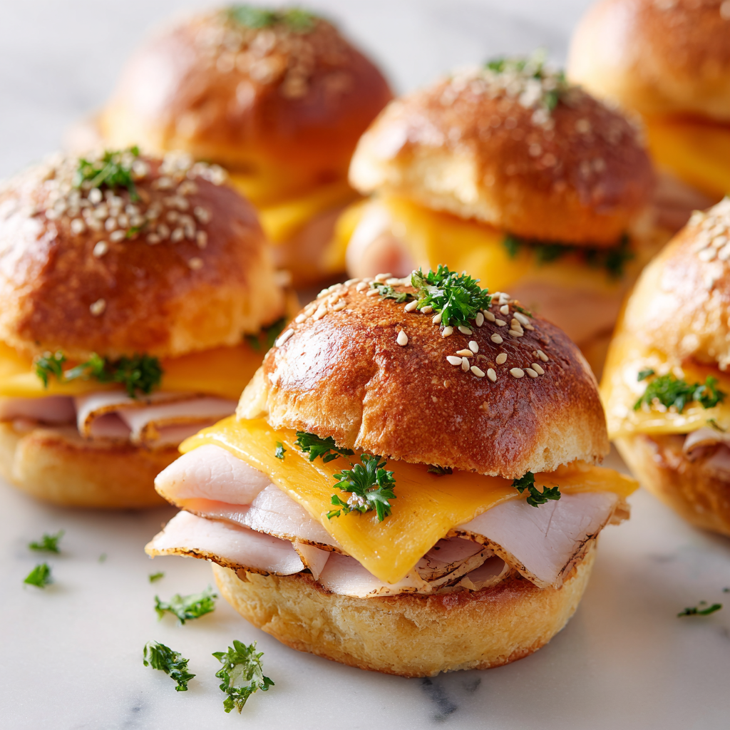 Turkey and Swiss Cheese Sliders