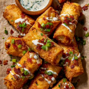 Jalapeno Popper Egg Rolls