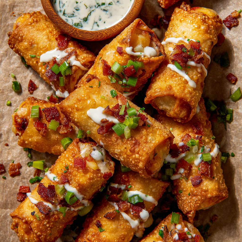 Jalapeno Popper Egg Rolls