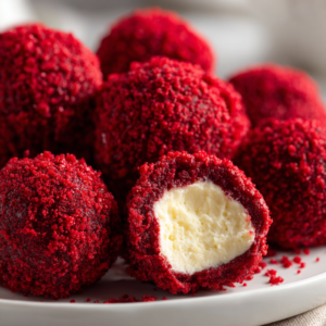 Red Velvet Cheesecake Bites