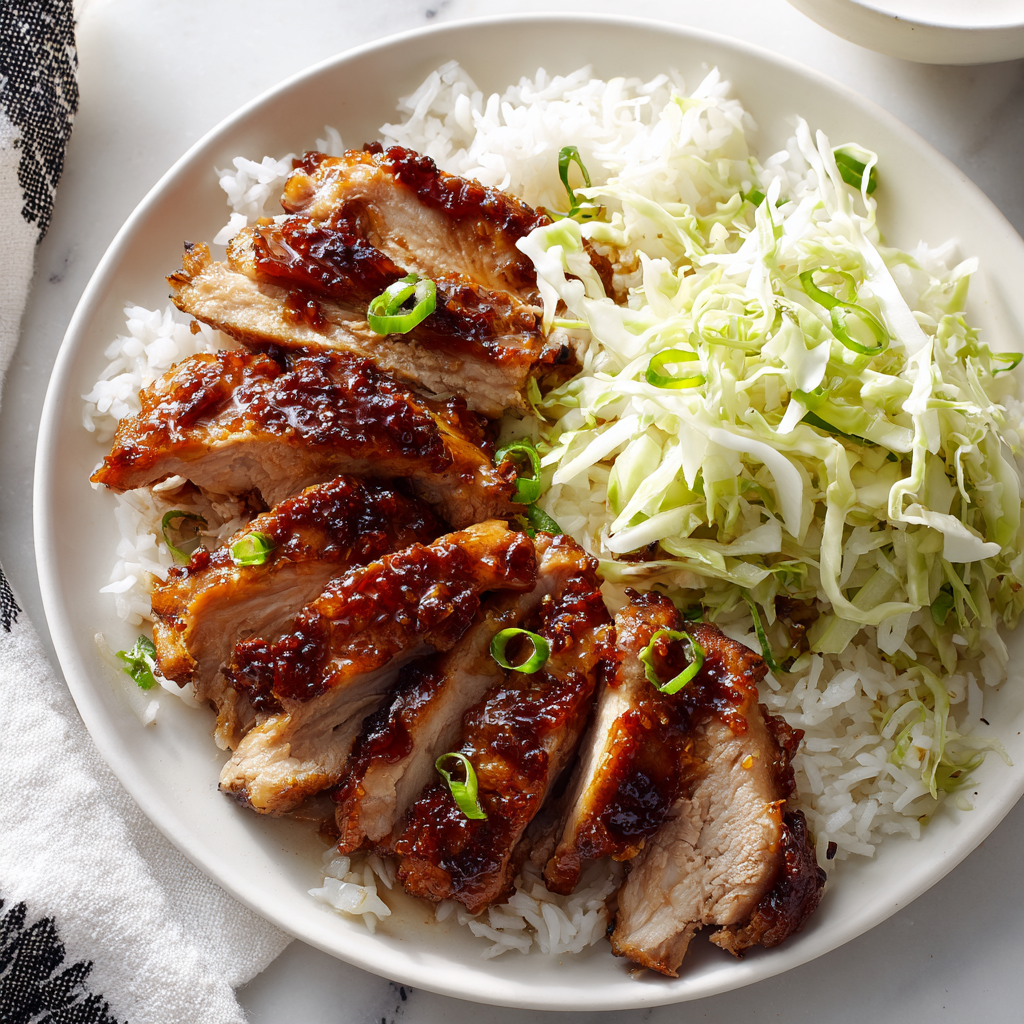Sweet and Sticky Char Siu Chicken