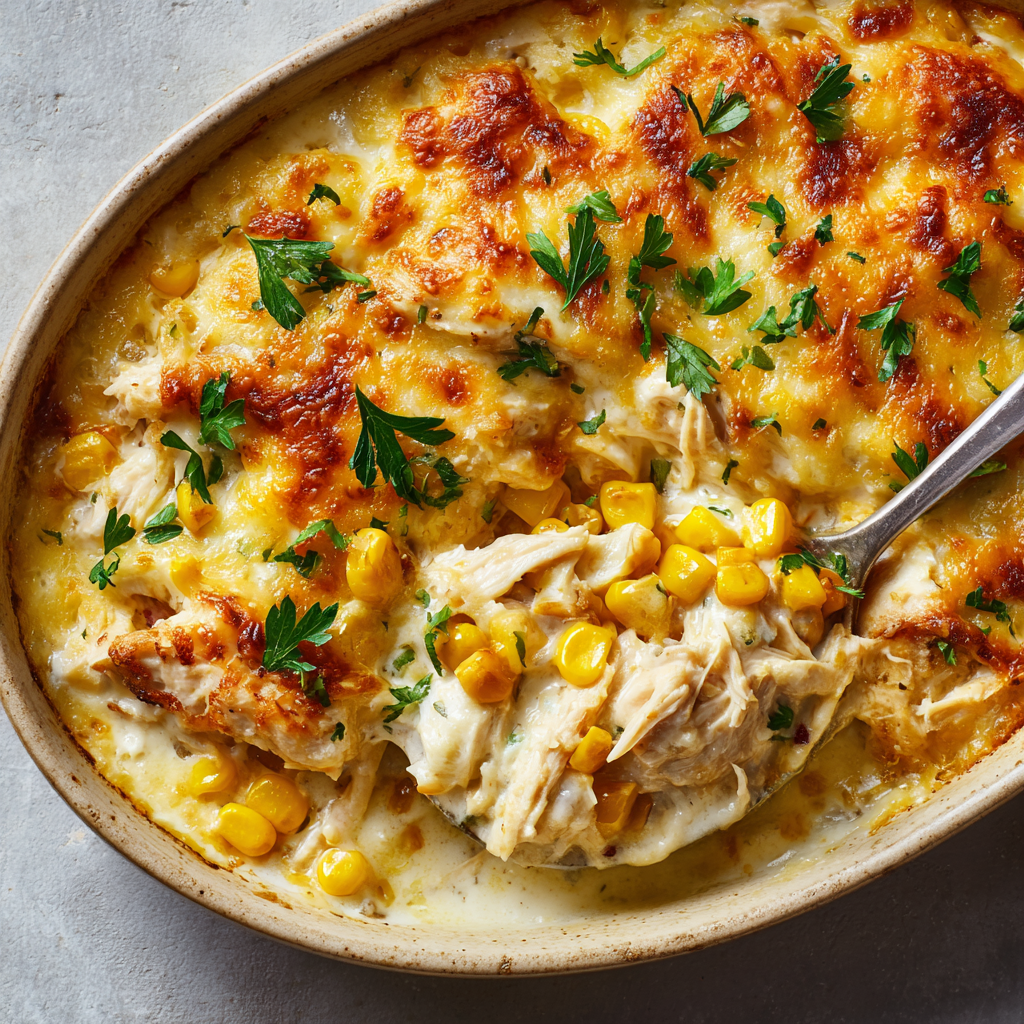 Street Corn Chicken Casserole