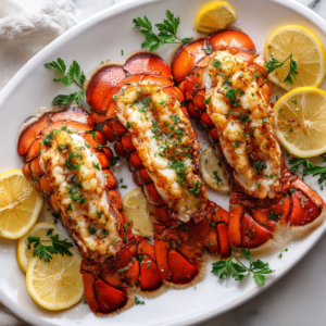 Garlic Lemon Butter Lobster Tails Recipe