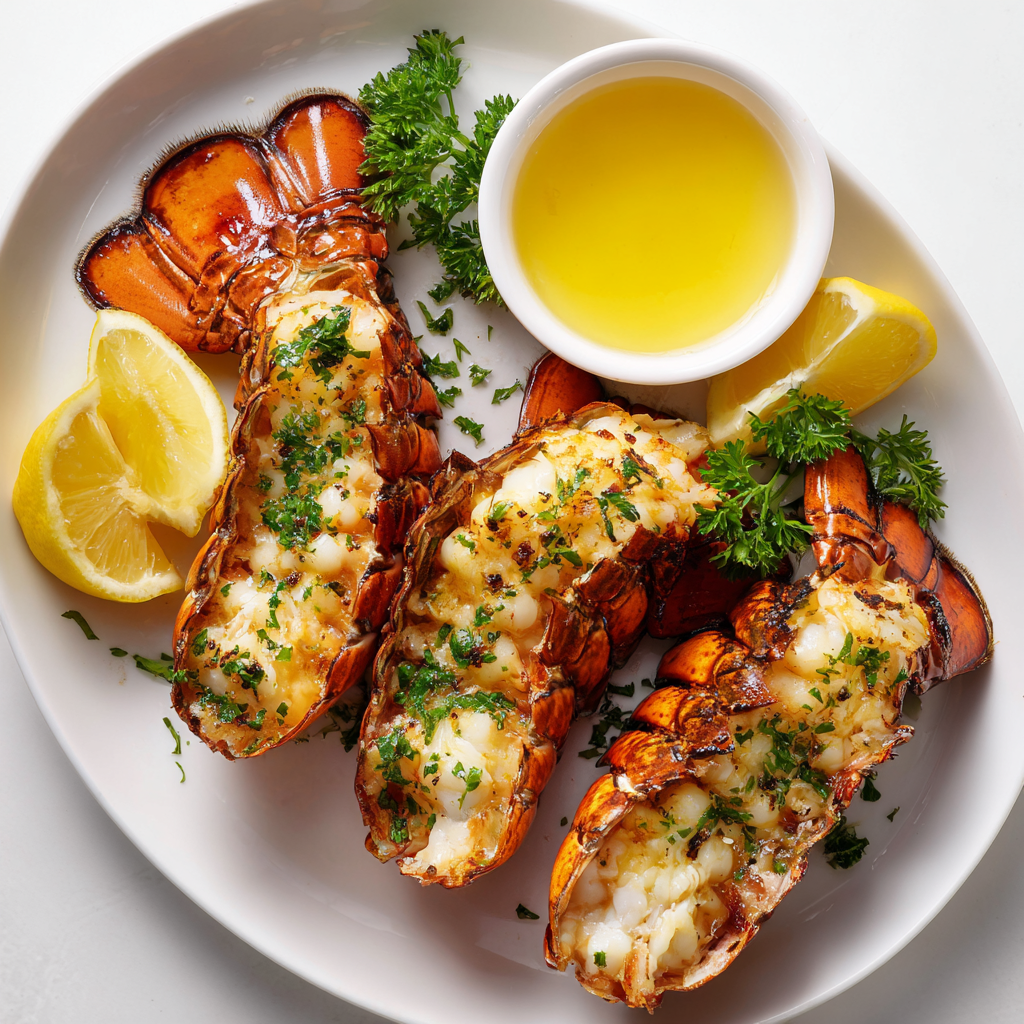 Lobster Tail Broiled Perfectly