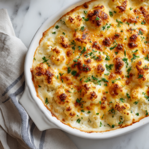 Cheesy Cauliflower Casserole