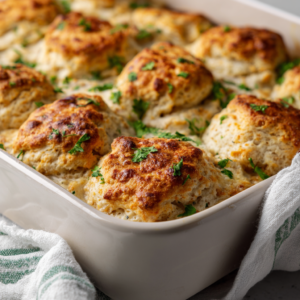 Cheddar Bay Chicken Cobbler